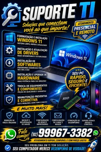 SUPORTE EM INFORMÁTICA TI