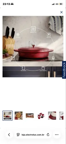 Panela de ferro fundido Electrolux