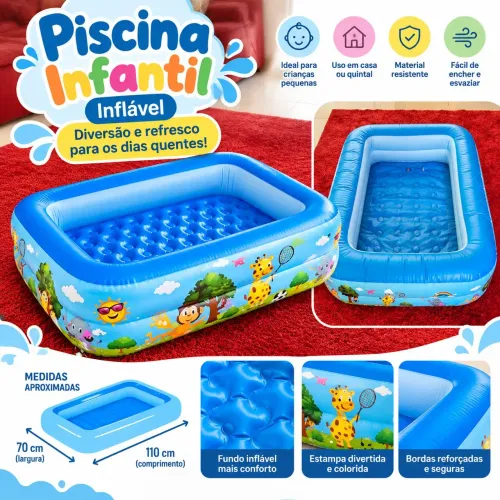 Piscina Infantil Inflável