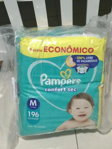 Pampers Confort Sec 196 fraldas