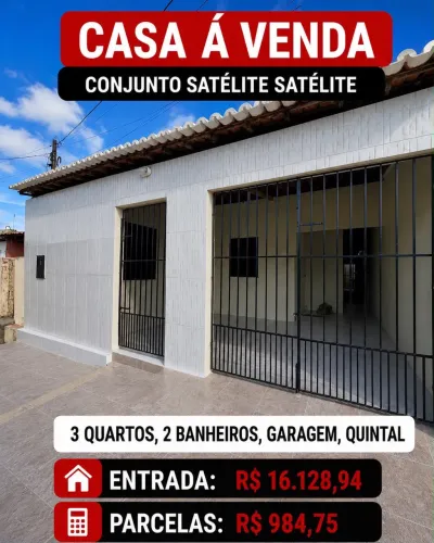 Vende-se casa no conjunto satélite 