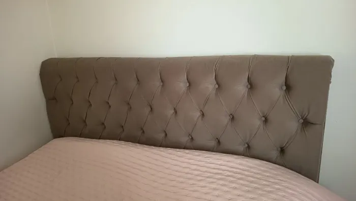 Cabeceira de Suede cama queen