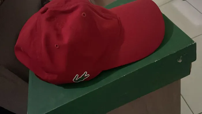 Boné lacoste Sport vermelho 