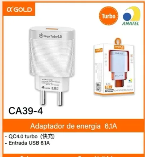 QUEIMA DE ESTOQUE -ADAPTADOR DE ENERGIA 6.1A NO ATACADO - MÍN. 40 UNIDADES
