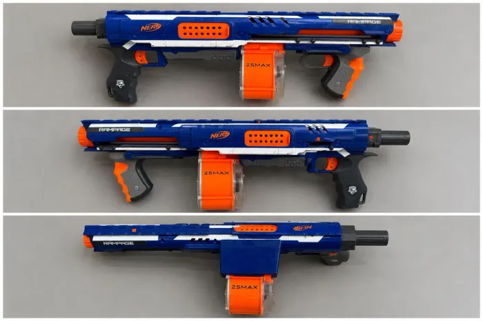 Nerf Rampage original Hasbro, linha N-Strike Elite.