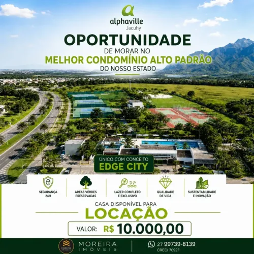 Casa a Alphaville Jacuhy para locação