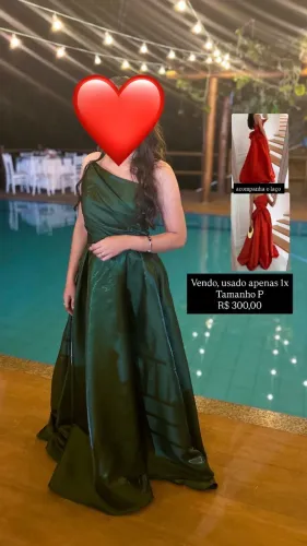 Vestido de Festa - Verde Oliva