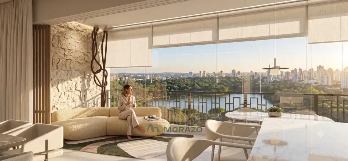 Apartamento LUXO da Embraed em Maringá, com 4 suítes e vista vitalícia Parque