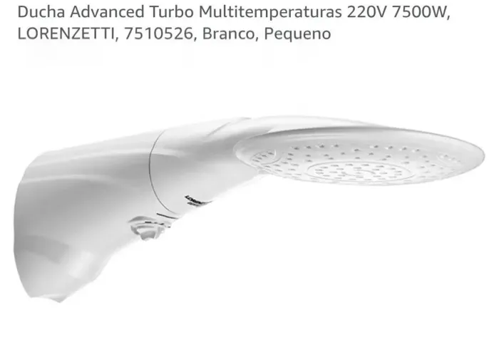 Duche lorenzeti, turbo, 220v, usado e conservado