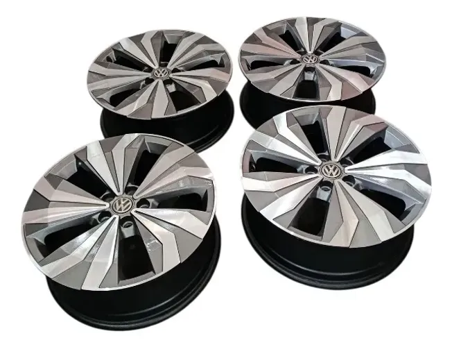 JOGO DE RODA DIAMANTADA VOLKSWAGEN T CROS ARO 17