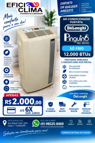 Ar condicionado portátil 220V só frio