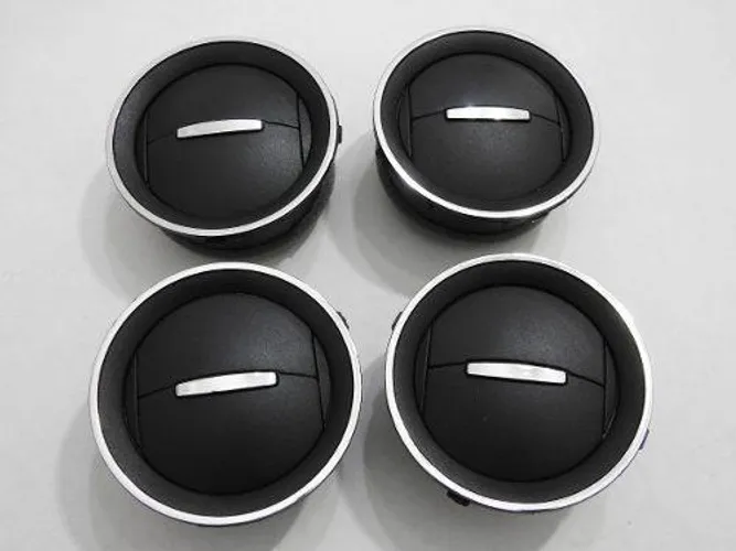 Kit 4 Difusor De Ar Gol G4 G5 G6 Voyage Saveiro - Aro Cromado
