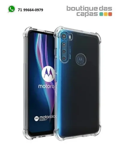 Capa Case borda Anti Impacto motorola moto one fusion e fusion+ plus
