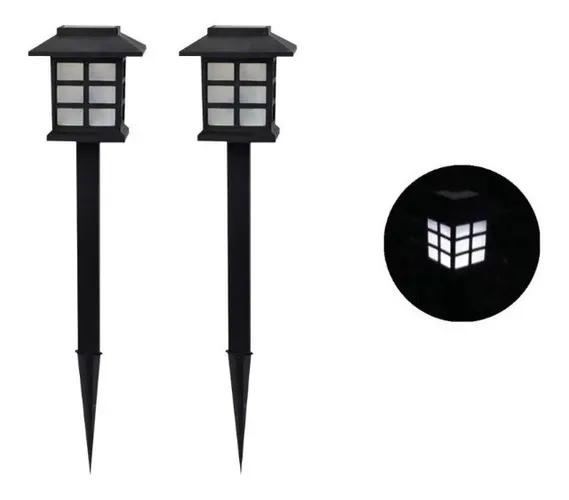 Luminária Solar Espeto Led (2 Unidades)