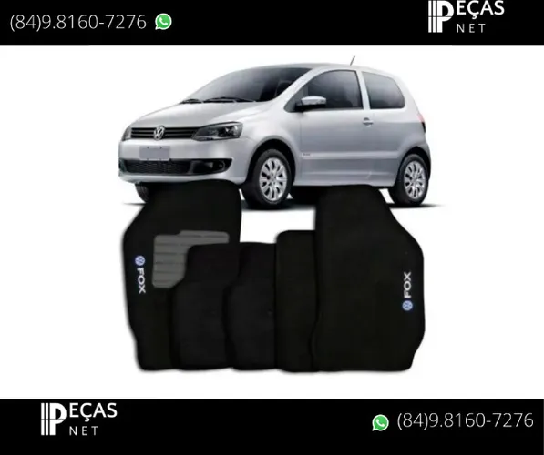 Tapete Automotivo FOX Carpete Base