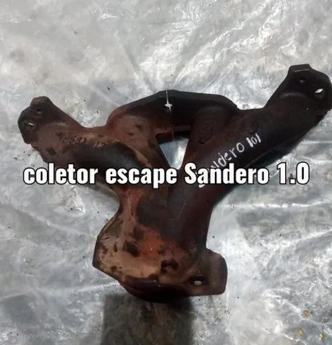 Coletor de escape Sandero 1.0