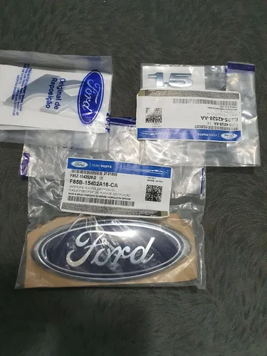 Ford ka kit emblemas tampa traseira novos originais