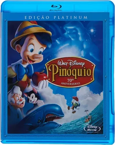 Bluray Pinóquio - Edição Platinum - Animação Disney Novo Original Lacrado