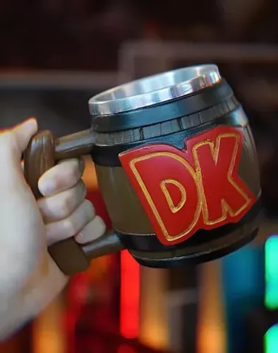 Caneca 3D do Donkey Kong DK Game Personalizada feita de Resina
