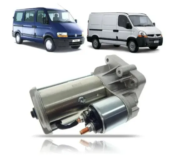 motor de arranque - Master 2.5 16V eletrônica 2005 a 2013 a base de troca