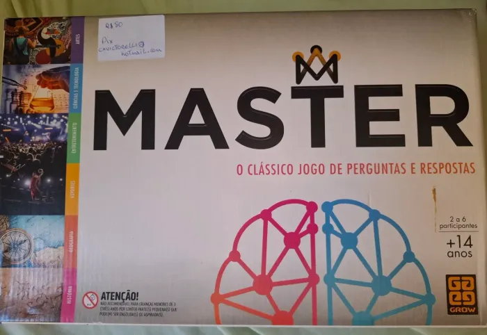 Jogo de Perguntas e Respostas Master - Clássico e Divertido