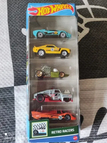Hot Wheels Retro Racers - pack 5 carros