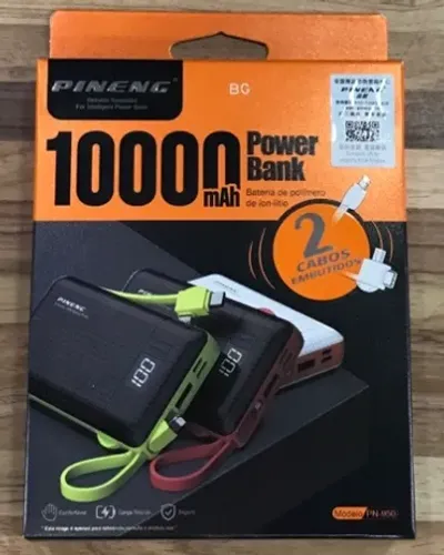 Carregador Portátil Power Bank Pineng Pn-950 10000mah Slim Universal