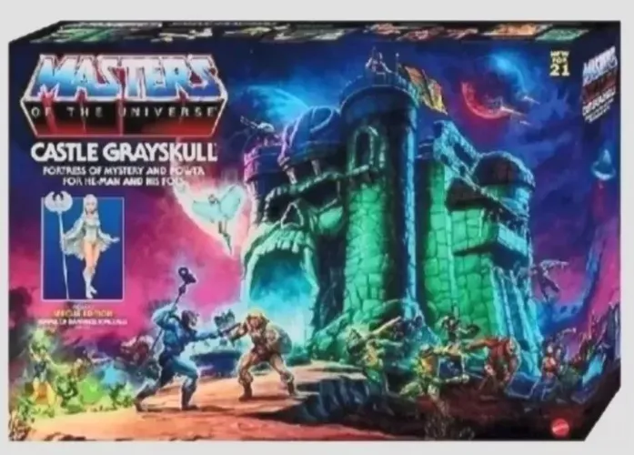 Castelo de Greyskull Motu do HE-MAN masters of the universe Origins c/ Feiticeira