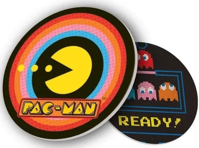 Tazos Pac-Man 40th Anniversary - Originais, Lacrados (30 Unidades, Com Adesivo)