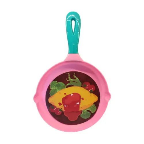kit brinquedo cozinha pizza frigideira 8pcs fu3112