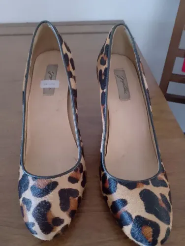 Sapatos de Salto Alto Leopard. USADO UMA ÚNICA VEZ, JORGE ALEX