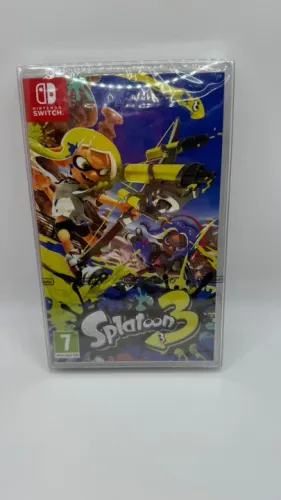 Jogo Splatoon 3 Nintendo Switch Lacrado Versão Europeia