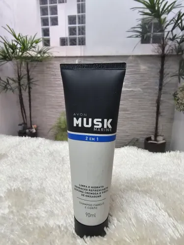 Musk Marine shampoo cabelo e corpo
