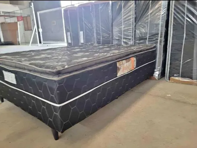 Cama box de casal pillow top de casal entrega grátis