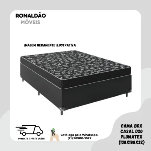 Cama Box Casal D20 - Entrega Rápida!