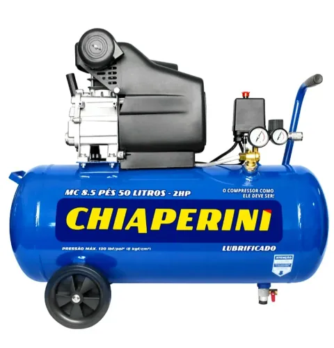 Compressor 8,5 Pés 50 lt Motor 2 Hp 120 lb CHIAPERINI 