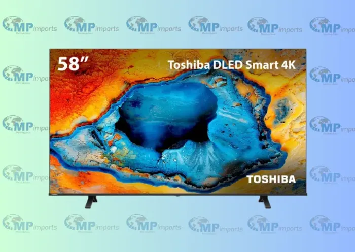 Loja MP Imports: Smart TV DLED 58" 4K Toshiba 58C350NS VIDAA 3 HDMI 2 USB Wi-Fi 