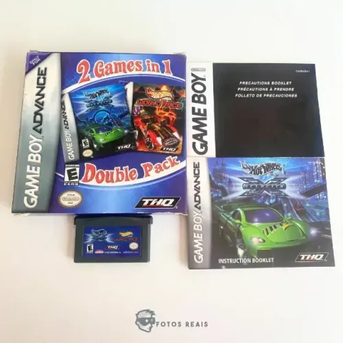 JOGO HOT WHEELS DOUBLE PACK NA CAIXA SEMINOVO - GBA