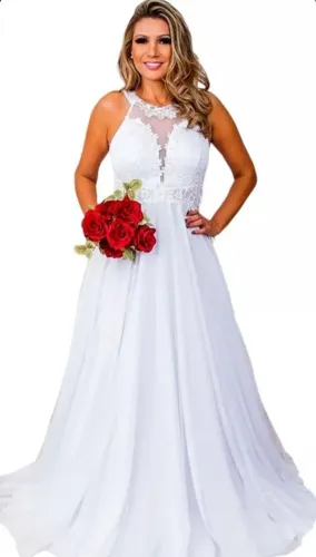 Vestido De Noiva Civil 