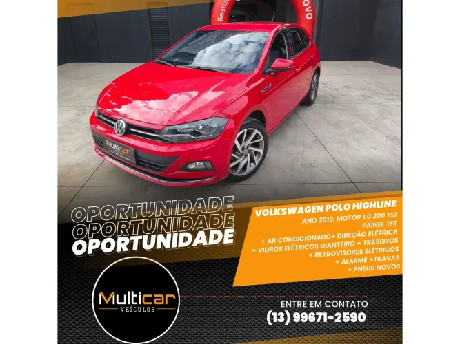 Volkswagen Polo Highline 200 TSI 1.0 Flex 12V Aut. 2019