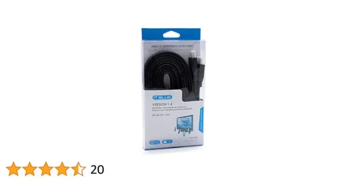 Cabo Hdmi Para Tv, Pc / Imagem It-blue 1.8m Le-6614