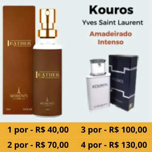 Perfume Masculino Moment's Paris Leather - 15 ml