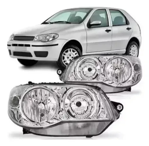 Farol palio siena strada weekend sapão cromado 2004 2005 2006 2007 A 2016