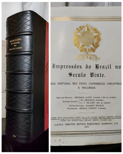 Livro Impressões do Brazil no Seculo Vinte - 1913