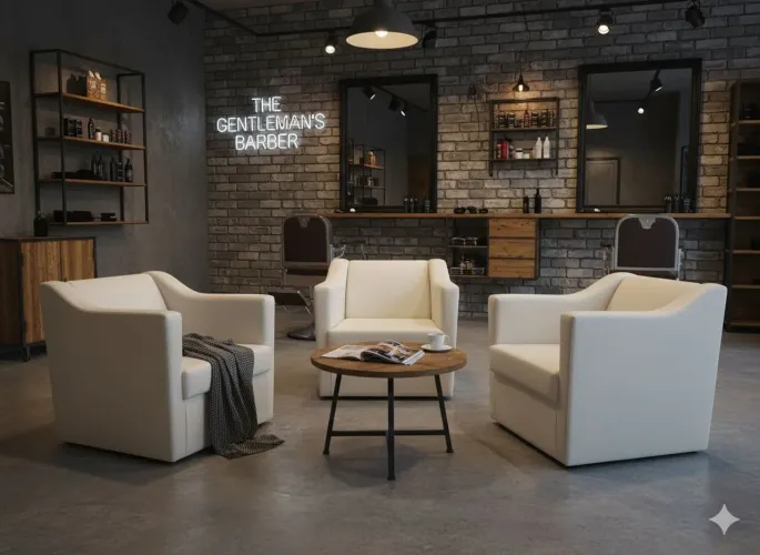 Poltrona pra barbearia/salão 