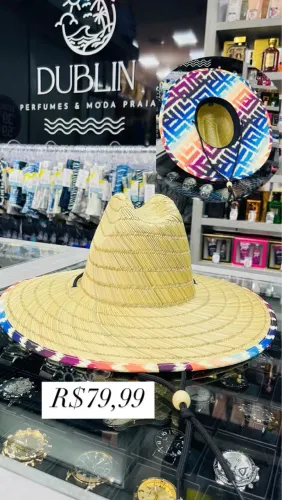 Chapéu Praia/Verão Estiloso e Confortável - R$79,99