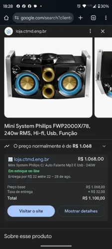Som potente da Philips 