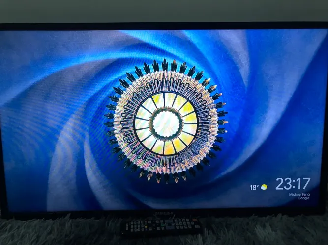 TV Samsung com Chromecast