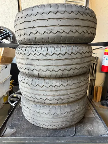 Jogo pneus 16 medida 255 70 16 Frontier Hilux Pajero l200