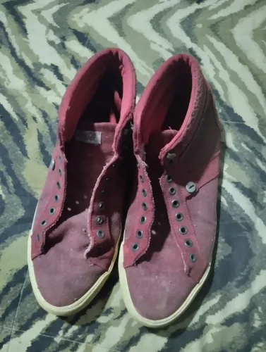 Tênis Cano Alto Coca-Cola Shoes Vinho/Bordô - Barato para Customizar/Uso Casual 